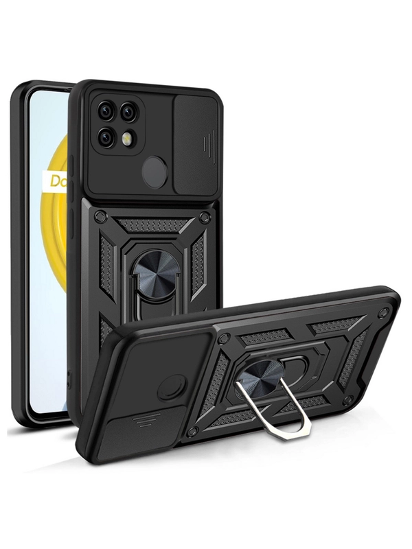 Чехол противоударный armors для Realme C21 / Релми С21 с защитой камеры