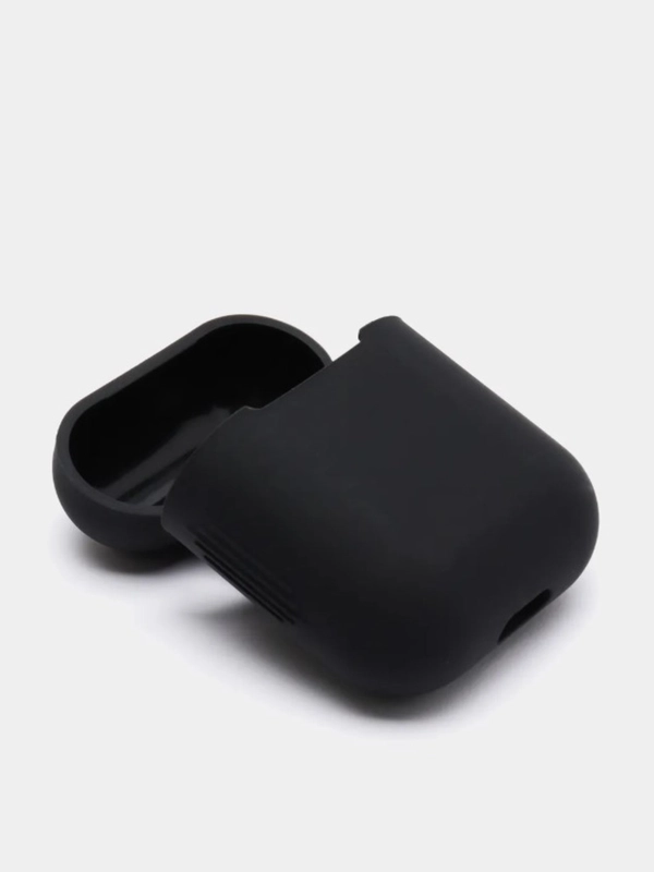 Чехол для Airpods 2 черный чехол для наушников аирподс 2 black