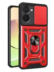 Красный чехол противоударный armors для Realme C33 / Реалми С33 с защитой камеры