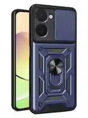 Красный чехол противоударный armors для Realme C33 / Реалми С33 с защитой камеры
