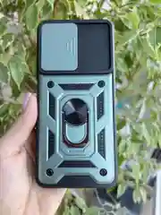 Зеленый чехол противоударный armors для Realme C33 / Реалми С33 с защитой камеры