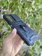 Темно-синий чехол противоударный armors для Realme C33 / Реалми С33 с защитой камеры