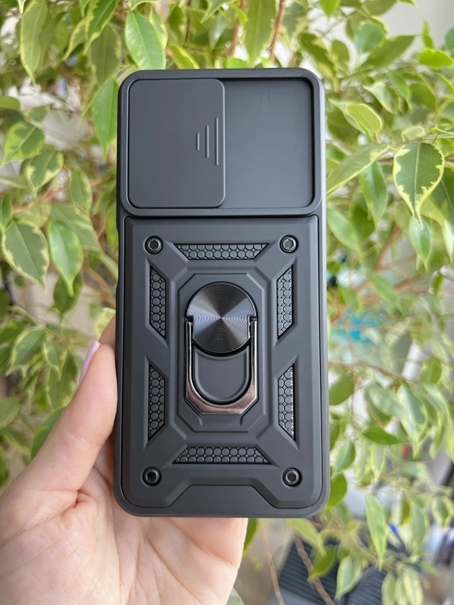 Черный чехол противоударный armors для Realme C33 / Реалми С33 с защитой камеры