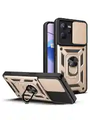 Черный чехол противоударный armors для Realme C35 / Реалми С35 с защитой камеры