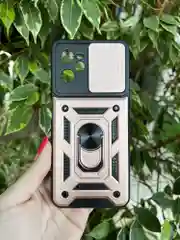 Розовый чехол противоударный armors для Realme C35 / Реалми С35 с защитой камеры