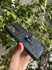 Темно-синий чехол противоударный armors для Realme C35 / Реалми С35 с защитой камеры