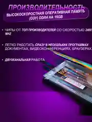 Ноутбук для работы, учебы, игр Like Smart Intel N5095 16/512GB IPS 15.6, русская клавиатура