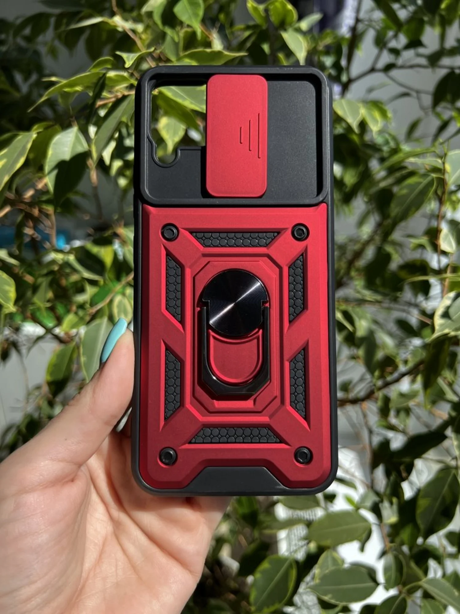 Красный чехол противоударный armors для Realme C15 и C25 и C25s / Реалми С15 и С25 и С25s