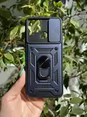 Темно-синий чехол противоударный armors для Realme C15 и C25 и C25s / Реалми С15 и С25 и С25s