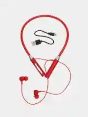 Голубой беспроводные магнитные наушники с микрофоном Music 12D / G08 Bluetooth
