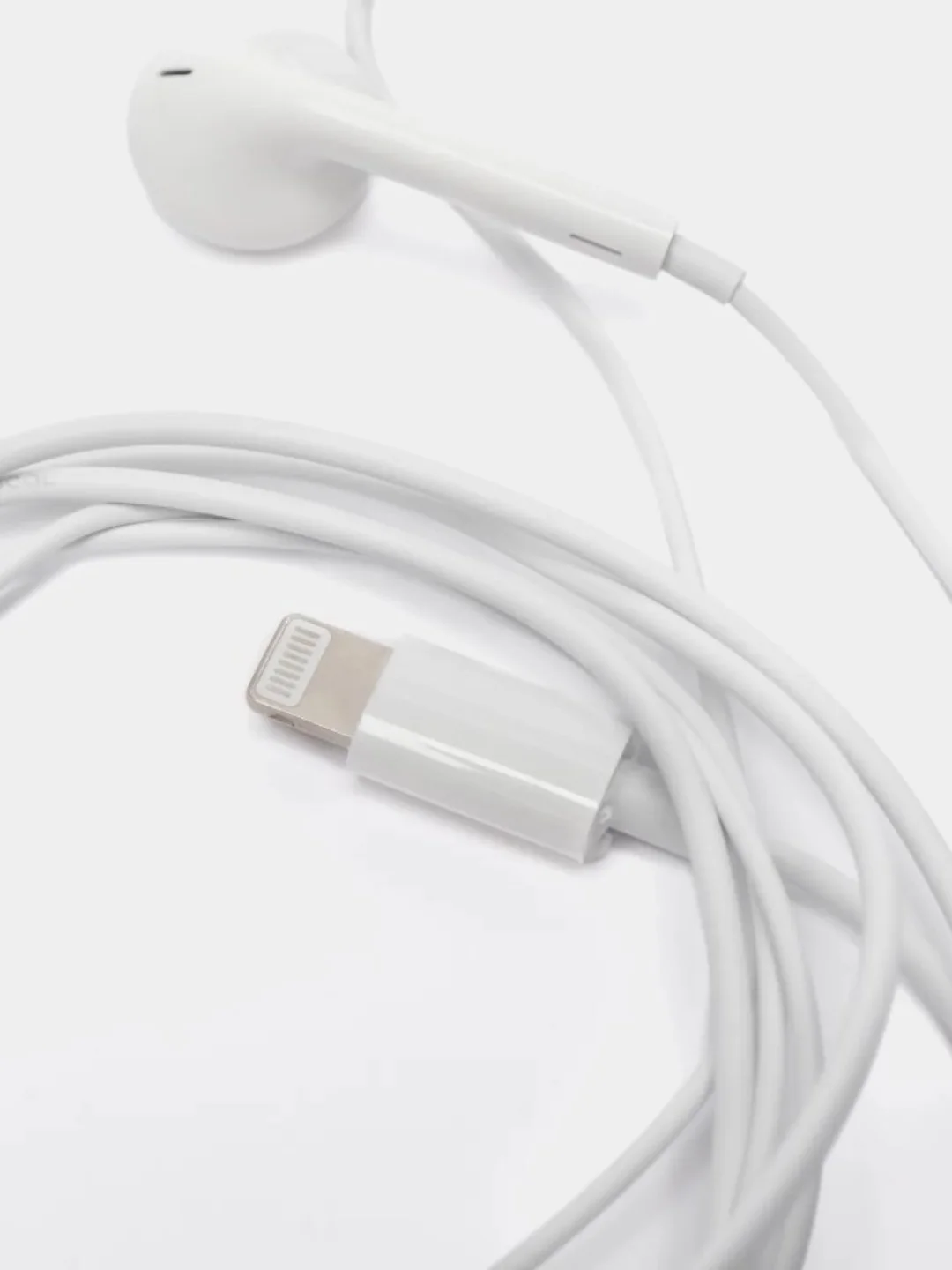 Наушники проводные Earpods Lightning для iPhone с микрофоном ( Без Bluetooth)