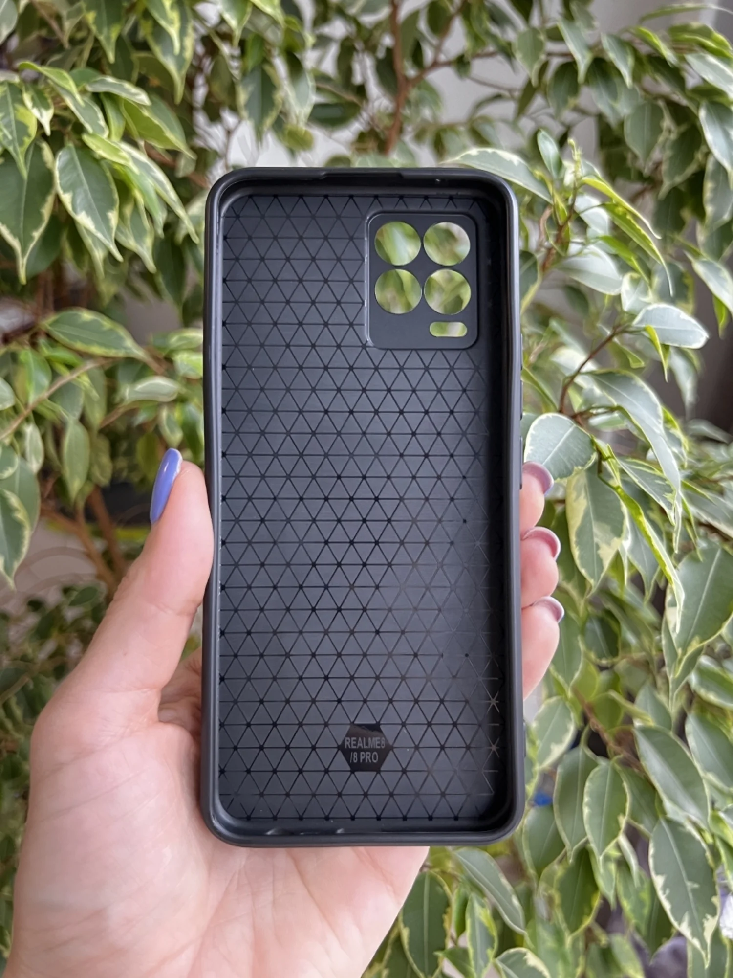Розовый чехол противоударный armors для Realme 8 и 8 Pro / Реалми 8 и 8 Про с защитой камеры
