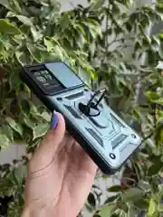 Зеленый чехол противоударный armors для Realme 8 и 8 Pro / Реалми 8 и 8 Про с защитой камеры