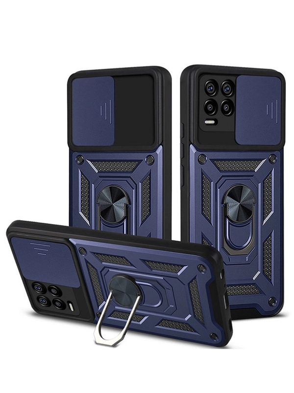 Чехол противоударный armors для Realme 8 и 8 Pro / Реалми 8 и 8 Про с защитой камеры