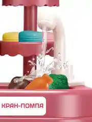 Зеленый кухня детская c водой, светом и звуком