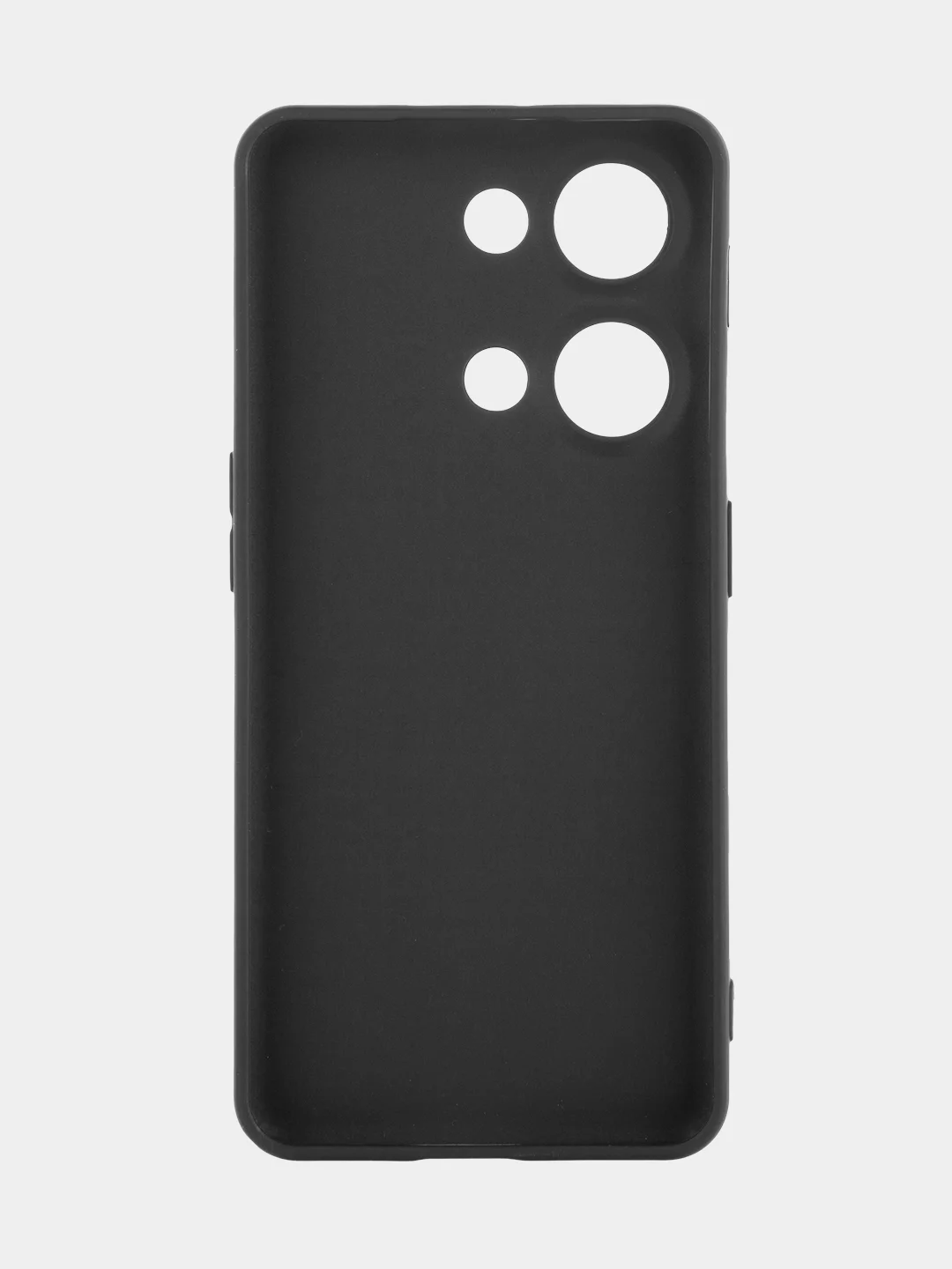 Черный чехол для OnePlus Nord 3 силиконовый BROSCORP матовый тонкий с бортиком- защитой камер