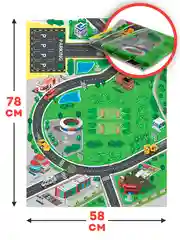 Детская парковка для машинок, гараж с лифтом