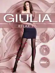Черный колготки стимулирующие кровообращение Giulia RELAX 70