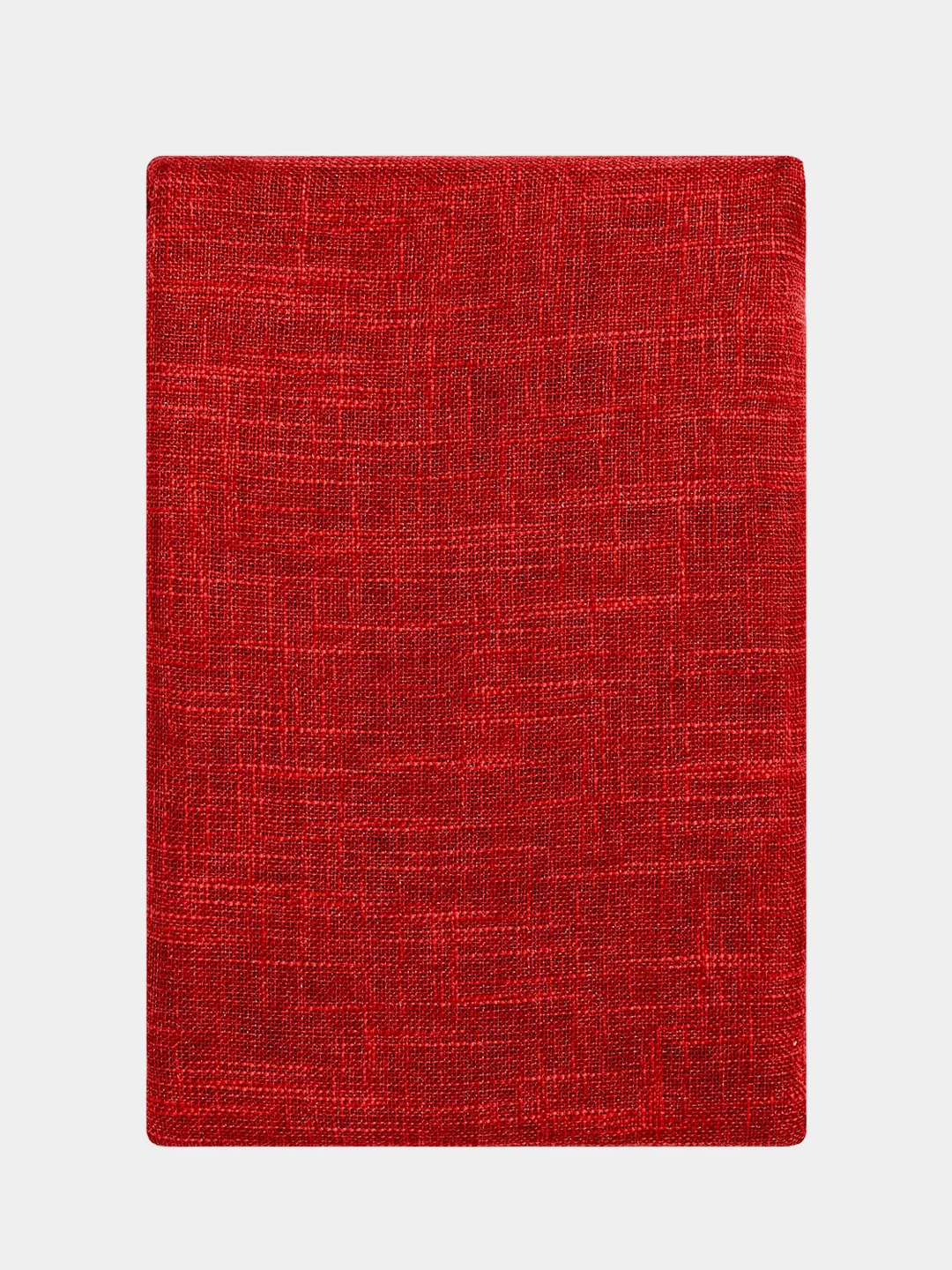 Скатерть DeNASTIA "Праздничная" 160x310см, 100% ПЭ, блестящая, цвет красный