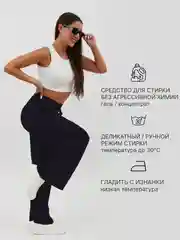 Темно-синий брюки женские