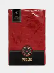 Скатерть DeNASTIA "Праздничная" 160x250см, 100% ПЭ, блестящая, цвет красный