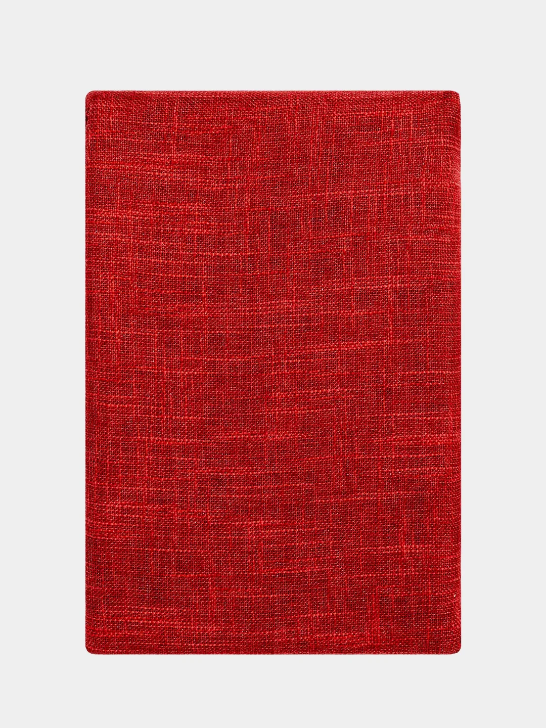Скатерть DeNASTIA "Праздничная" 160x250см, 100% ПЭ, блестящая, цвет красный