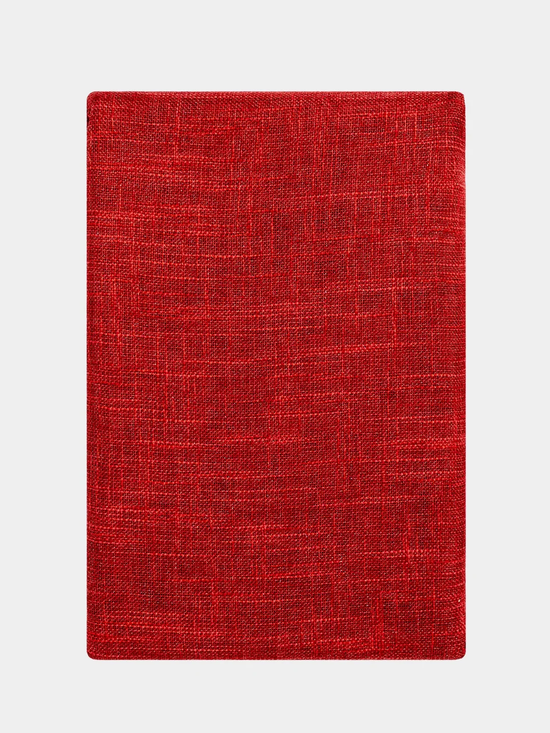 Скатерть DeNASTIA "Праздничная" 140x200см, 100% ПЭ, блестящая, цвет красный