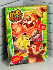 Мозаика для детей мультфильм лео и тиг 160 игра животные звери мультгерои пазлы картонные
