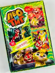 Мозаика для детей мультфильм лео и тиг 160 игра животные звери мультгерои пазлы картонные
