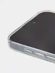 Манго чехол для iPhone 15 Pro Max силиконовый BROSCORP, матовый/ прозрачный, бортик- защита камер