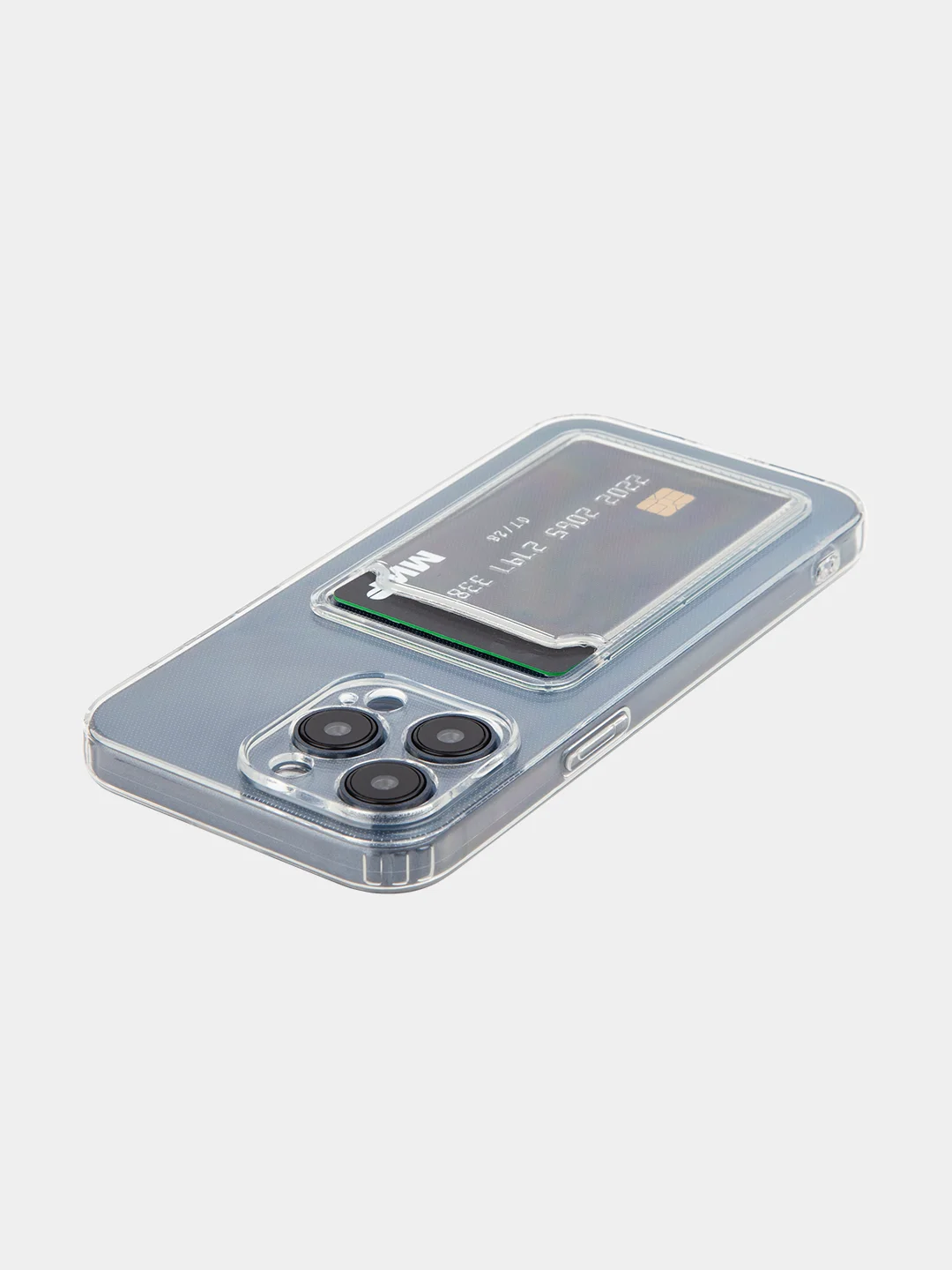 Манго чехол для iPhone 15 Pro Max силиконовый BROSCORP, матовый/ прозрачный, бортик- защита камер