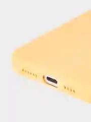 Манго чехол для iPhone 15 Pro Max силиконовый BROSCORP, матовый/ прозрачный, бортик- защита камер