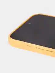 Манго чехол для iPhone 15 Pro Max силиконовый BROSCORP, матовый/ прозрачный, бортик- защита камер