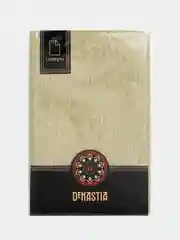 Скатерть DeNASTIA "Праздничная" 160x250см, 100% ПЭ, блестящая, цвет зелёный