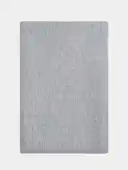 Скатерть DeNASTIA "Праздничная" 160x310см, 100% ПЭ, блестящая, цвет серебро