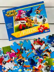 Паззлы Супер крылья Super Wings суперкрылья 60 Игра мульт робот трансформирующийся самолет