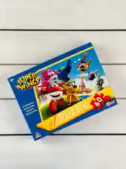 Паззлы Супер крылья Super Wings суперкрылья 60 Игра мульт робот трансформирующийся самолет