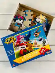 Паззлы Супер крылья Super Wings суперкрылья 60 Игра мульт робот трансформирующийся самолет