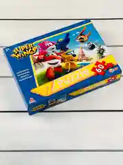 Паззлы Супер крылья Super Wings суперкрылья 60 Игра мульт робот трансформирующийся самолет