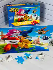 Паззлы Супер крылья Super Wings суперкрылья 60 Игра мульт робот трансформирующийся самолет