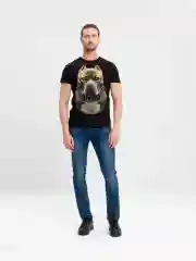 Алый футболка с принтом