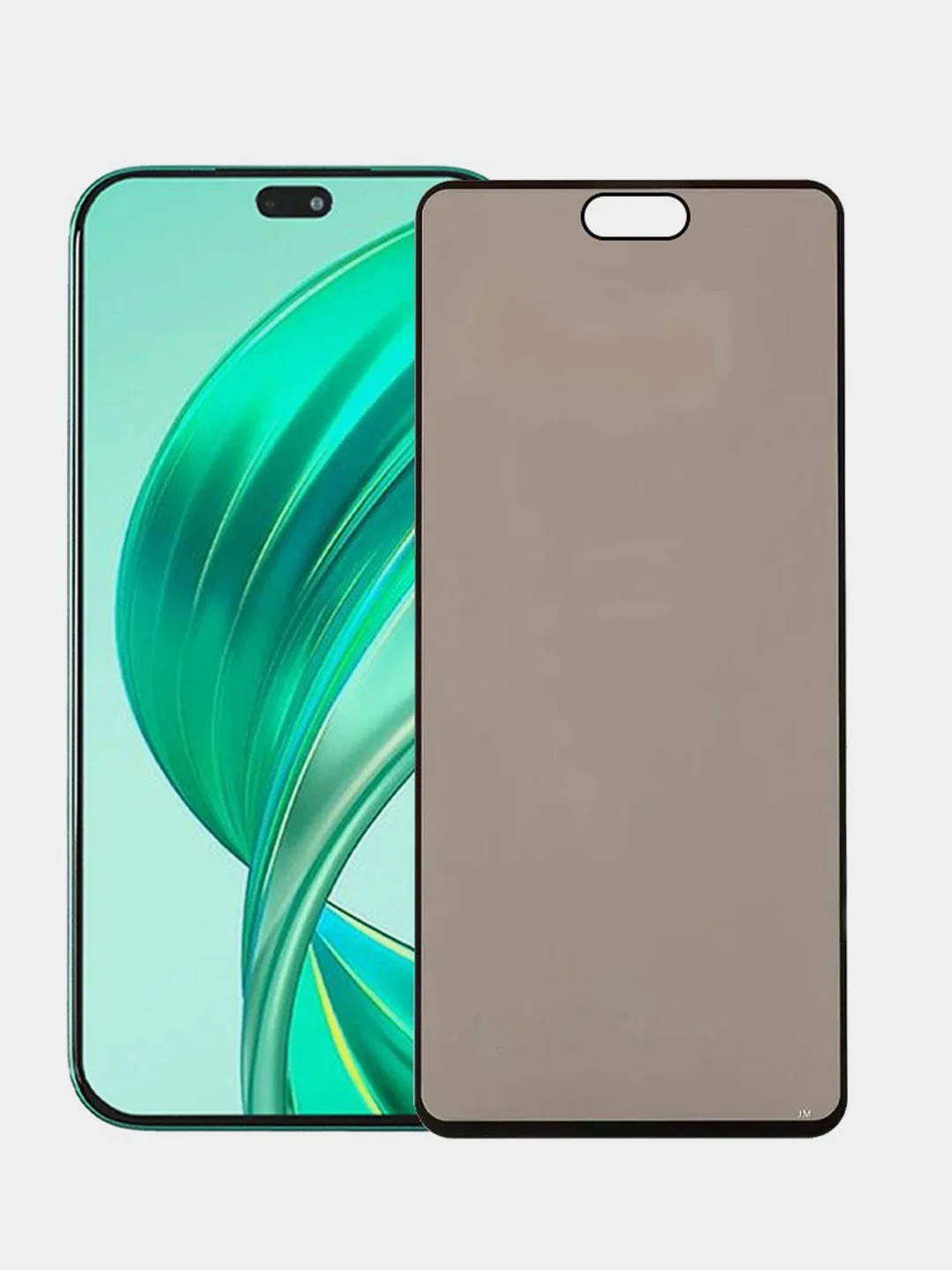 Черный защитное стекло антишпион для Honor X8B/Honor 200 Lite (Хонор Х8Б / Икс 8Б / 200 лайт)