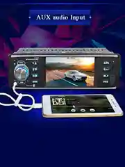 Автомагнитола 1 DIN сенсорный экран, MP5 плеер, Bluetooth, AUX, USB,