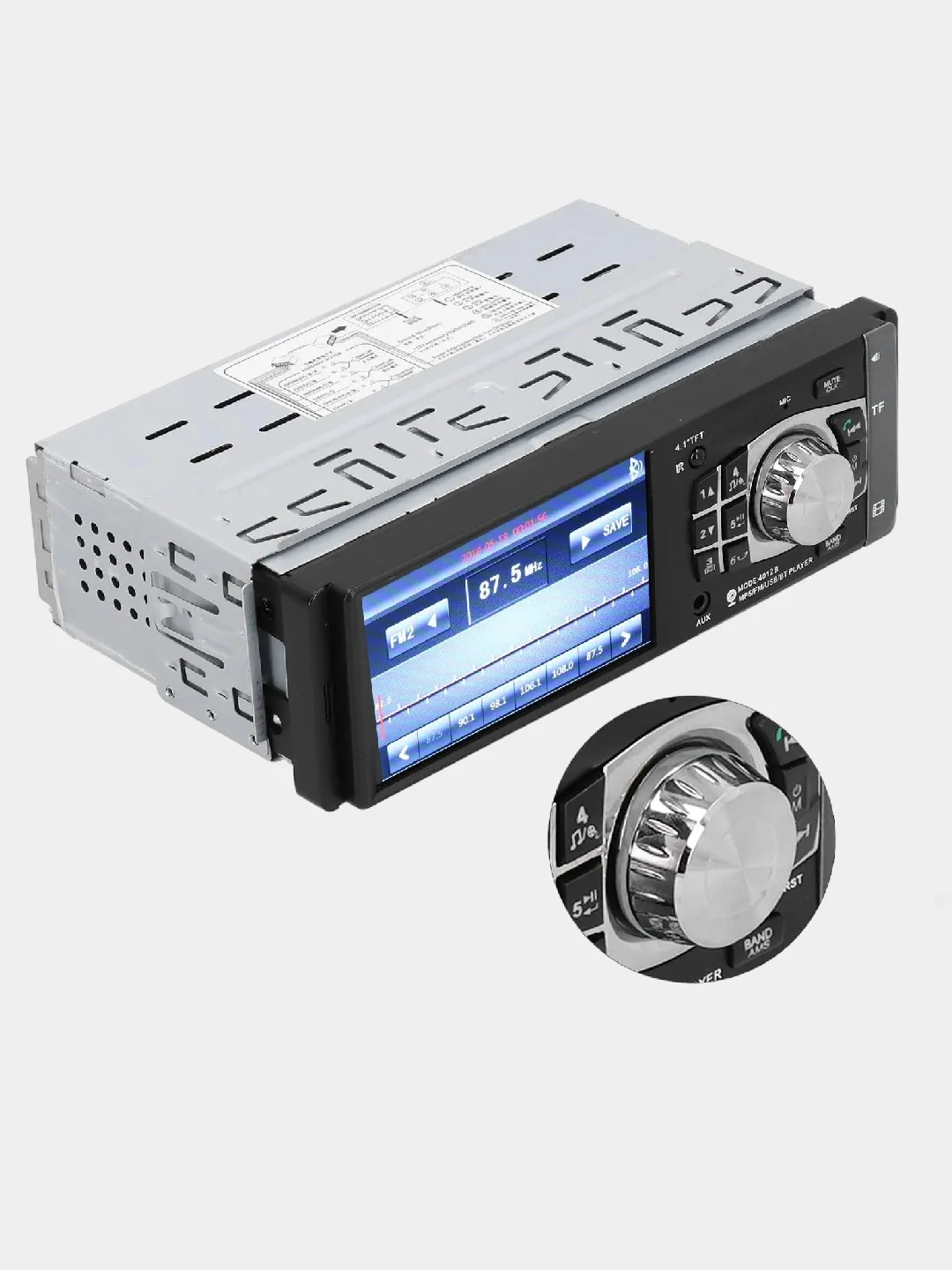 1 din автомагнитола с экраном, MP5 плеер, Bluetooth, AUX, USB, автомобильная магнитола