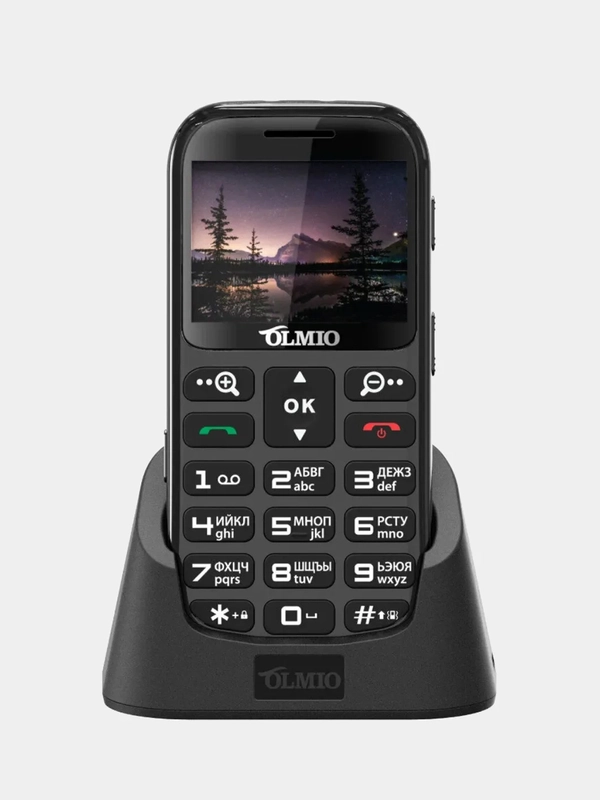 Мобильный телефон Olmio C37, для пожилых людей
