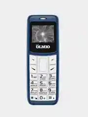 Белый мобильный мини телефон Olmio A02, гарнитура, сине-белый
