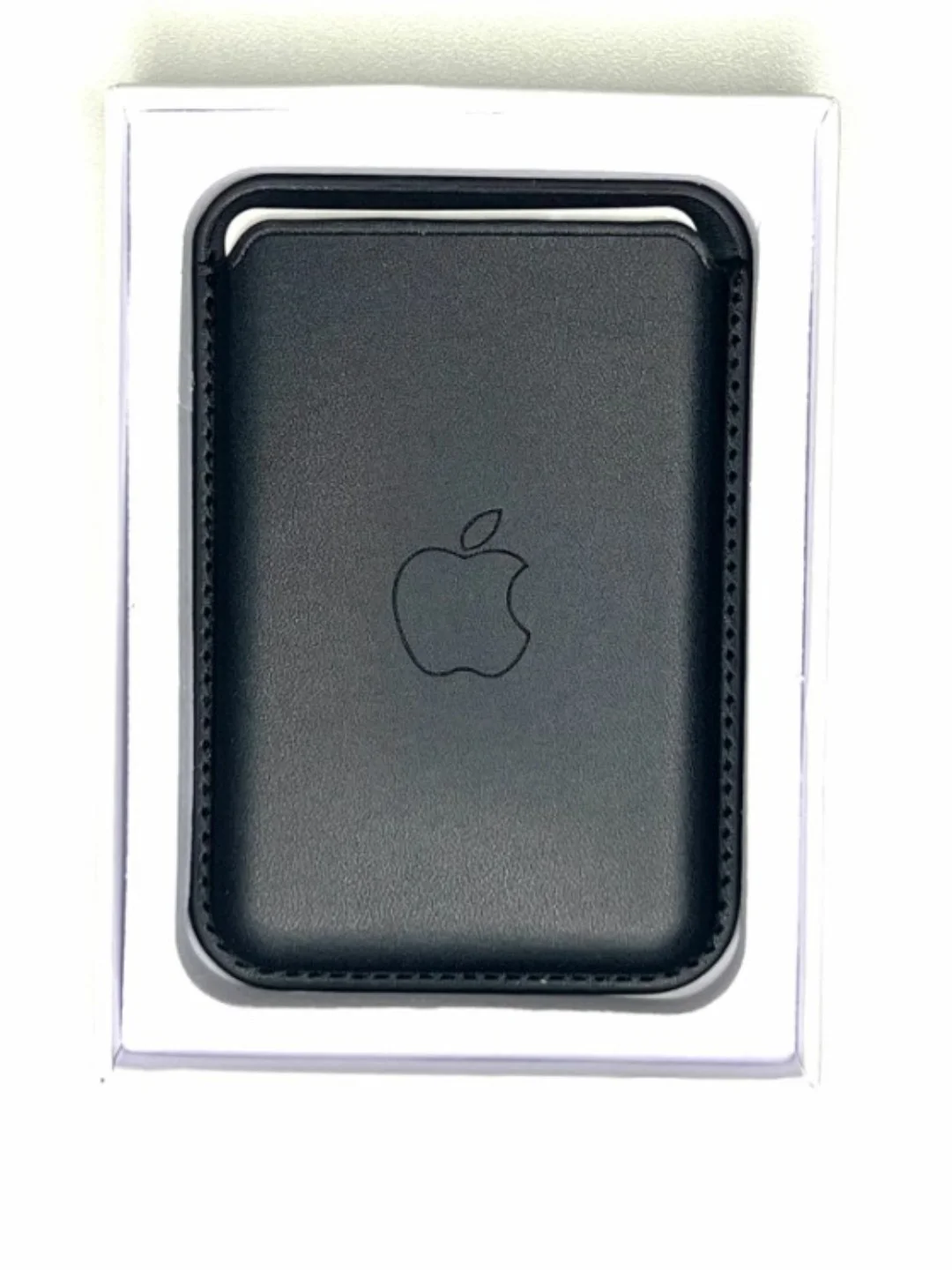 Картхолдер MagSafe Leather Wallet iPhone черный, Магнитный кошелек для карт iphone