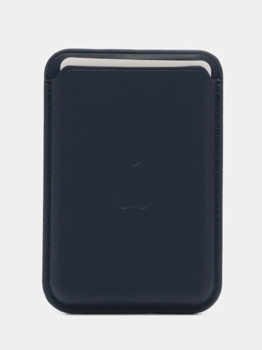 Темно-синий магнитный кошелек для карт MagSafe Leather Wallet iPhone, картхолдер