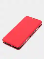 Бордовый чехол книжка Huawei Y6 2018 / Honor 7C / 7A Pro / Y6 Prime (Хуавей Хонор 7С / 7А Про)