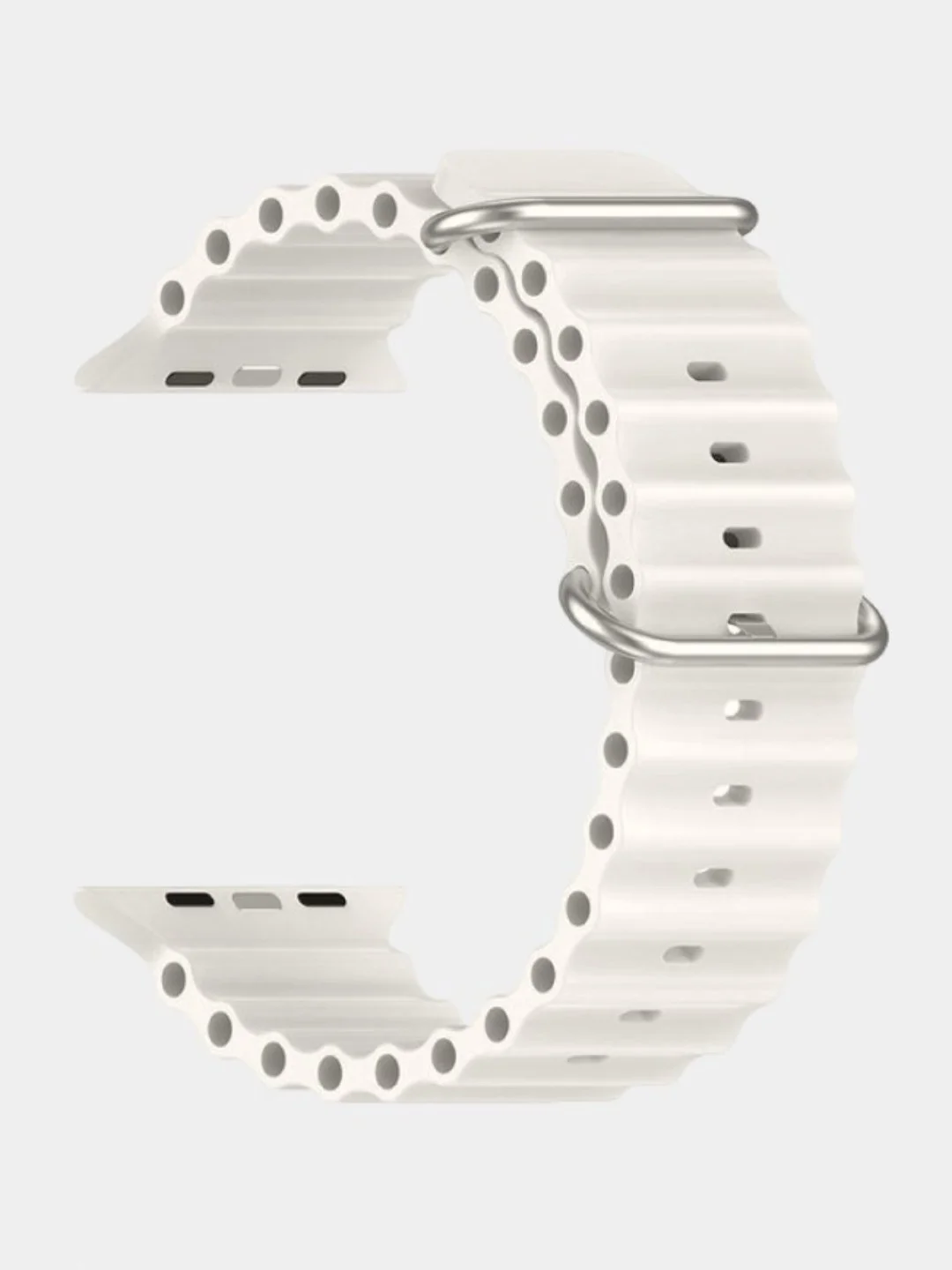 Розовый ремешок для смарт-часов Apple Watch Ocean band Ultra, силиконовый, 42-45-49 мм